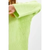 Womens Modern Style Comfortable Long Stand Collar Plain Sleeve Regular Knitwear Sweater