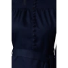 Moda Stil Regular Dik Yaka Mini Boy Dokuma Elbise