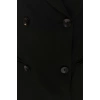 Fashion Style Regular Jacket Collar Mini Length Button Detailed Woven Jacket Dress