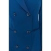 Fashion Style Regular Jacket Collar Mini Length Button Detailed Woven Jacket Dress