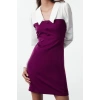 Fashion Style Fitted Shirt Collar Mini Length Plain Bodycon Woven Dress