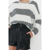 Style Modern Women Regular Standard Sleeve Crew Neck Color Block Knitwear Sweater