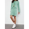 Style Women Modern Normal Waist Tube Leg Knit Detailed Soft Texture Cardigan-Skirt Knitwear Bottom-Top Set