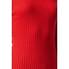 Fashion Style Regular Stand Collar Mini Length Knitwear Hem Detailed Dress