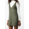 Moda Stil Slim V Yaka Mini Boy Jile Süet Örme Elbise