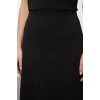 Style Women Modern Normal Waist Straight Leg V Neck V Neck Normal Waist Maxi Knitted Blouse Skirt Top-Bottom Set