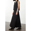 Style Women Modern Normal Waist Straight Leg V Neck V Neck Normal Waist Maxi Knitted Blouse Skirt Top-Bottom Set