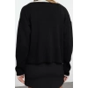 Style Modern Women Regular Standard Sleeve Crew Neck Color Block Knitwear Blouse-Cardigan Set