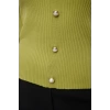 Style Modern Women Regular Standard Sleeve Boat Neck Carmen Collar Knitwear Cardigan