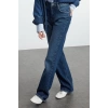 Style Women Fashion Denim Jeans Pants Long Wide Leg High Waist Jeans