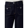 Stil Kadın Moda Denim Kot Pantolon Uzun Geniş Paça Yüksek Bel Jeans