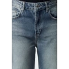 Style Women Fashion Denim Jeans Pants Long Straight Leg Faded Vintage High Waist Jeans