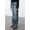 Style Women Fashion Denim Jeans Pants Long Straight Leg Faded Vintage High Waist Jeans
