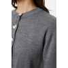 Moda Stil Regular Bisiklet Yaka Midi Boy Triko Basic Hırkalı Elbise