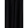 Fashion Woven Plain V Neck Thin Strap Beach Black Woven Tied Blouse Skirt Set