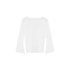 Fashion Plus Size Square Neck Knitwear Fit Plain Pattern Casual Daily Regular Long Sleeve Blouse