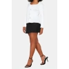 Fashion Plus Size Square Neck Knitwear Fit Plain Pattern Casual Daily Regular Long Sleeve Blouse