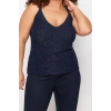 Fashion Plus Size V Neck Knitwear Fit Plain Pattern Casual Daily Regular Sleeveless Blouse