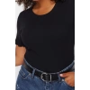 Fashion Plus Size Crew Neck Knitted Fit Geometric Pattern Casual Daily Regular Short Sleeve Blouse