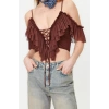 Fashion V Neck Knitted Regular Plain Pattern Chic Night Crop Short Sleeve Blouse