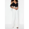 Fashion V Neck Knitted Regular Plain Pattern Chic Night Crop Short Sleeve Blouse