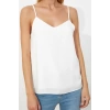 Fashion V Neck Woven Regular Plain Pattern Casual Daily Regular Strappy Sleeve Blouse