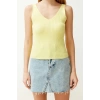 Fashion V Neck Knitwear Regular Plain Pattern Casual Daily Regular Strappy Sleeve Blouse