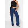 Fashion Crew Neck Knitted Slim Plain Pattern Casual Daily Crop Long Sleeve Blouse