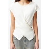 Fashion Crew Neck Knitwear Slim Plain Pattern Casual Daily Regular Sleeveless Blouse