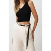 Fashion V Neck Knitwear Regular Plain Pattern Casual Daily Regular Strappy Sleeve Blouse