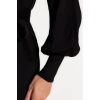 Moda Regular Casual Günlük Tek Plaka Dokuma Bisiklet Yaka Uzun Kol A-Line Maxi Boy Tesettür Elbise