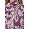 Fashion Regular Day Night Chiffon Woven Stand Collar Long Sleeve Skater Mini Length Dress