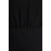 Fashion Fit Day Night Finike Woven Stand Collar Long Sleeve Bodycon Mini Length Dress