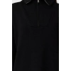 Fashion Comfortable Casual Daily Double Plate Knitwear Stand Collar Long Sleeve Shift Maxi Length Hijab Dress