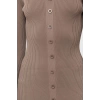 Moda Regular Day Night Single Plate Knitwear V Neck Long Sleeve Bodycone Maxi Length Dress