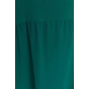 Moda Rahat Casual Günlük Aerobin Dokuma Bisiklet Yaka Kolsuz Kol Smock Maxi Boy Büyük Beden Elbise