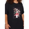 Fashion Comfortable Casual Daily Queen Crepe Woven Crew Neck Short Sleeve Smock Midi Length Plus Size Dress