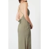 Fashion Regular Beach Casual Crinkle Woven V Neck Strappy Sleeve Shift Mini Length Dress
