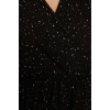 Fashion Regular Casual Daily Polyester Camisole Knitted Double Breasted Three Quarter Sleeve Skater Mini Length Dress