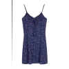 Fashion Regular Casual Daily Shally Woven V Neck Strappy Sleeve A-Line Mini Length Dress