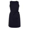 Fashion Comfortable Casual Daily Crepe Woven Crew Neck Strappy Sleeve A-Line Midi Length Plus Size Dress