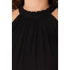 Fashion Comfortable Casual Daily Crinkle Woven Crew Neck Sleeveless Sleeve A-Line Midi Length Plus Size Dress