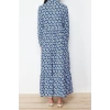 Moda Regular Casual Daily Lilyum Woven Shirt Collar Long Sleeve A-Line Maxi Length Hijab Dress