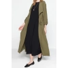 Fashion Regular Casual Daily Aerobin Woven Crew Neck Sleeveless Sleeve Shift Maxi Length Hijab Dress