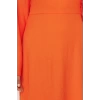 Moda Regular Casual Günlük Bürümcük Örme Bisiklet Yaka Uzun Kol Skater Maxi Boy Tesettür Elbise