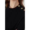 Moda Regular Casual Günlük Ringel Örme Dik Yaka Uzun Kol Basic Maxi Boy Tesettür Elbise