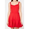 Fashion Regular Beach Daily Brode Woven Halter Neck Long Sleeve Shift Mini Length Dress