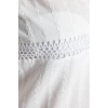 Fashion Regular Beach Daily Brode Woven Halter Neck Long Sleeve Shift Mini Length Dress