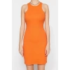 Fashion Slim Casual Daily Camisole Knitted Halter Neck Sleeveless Sleeve Bodycone Mini Length Dress