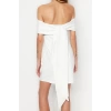 Fashion Regular Casual Daily Polyester Camisole Knitted Square Collar Sleeveless Sleeve A-Line Mini Length Dress